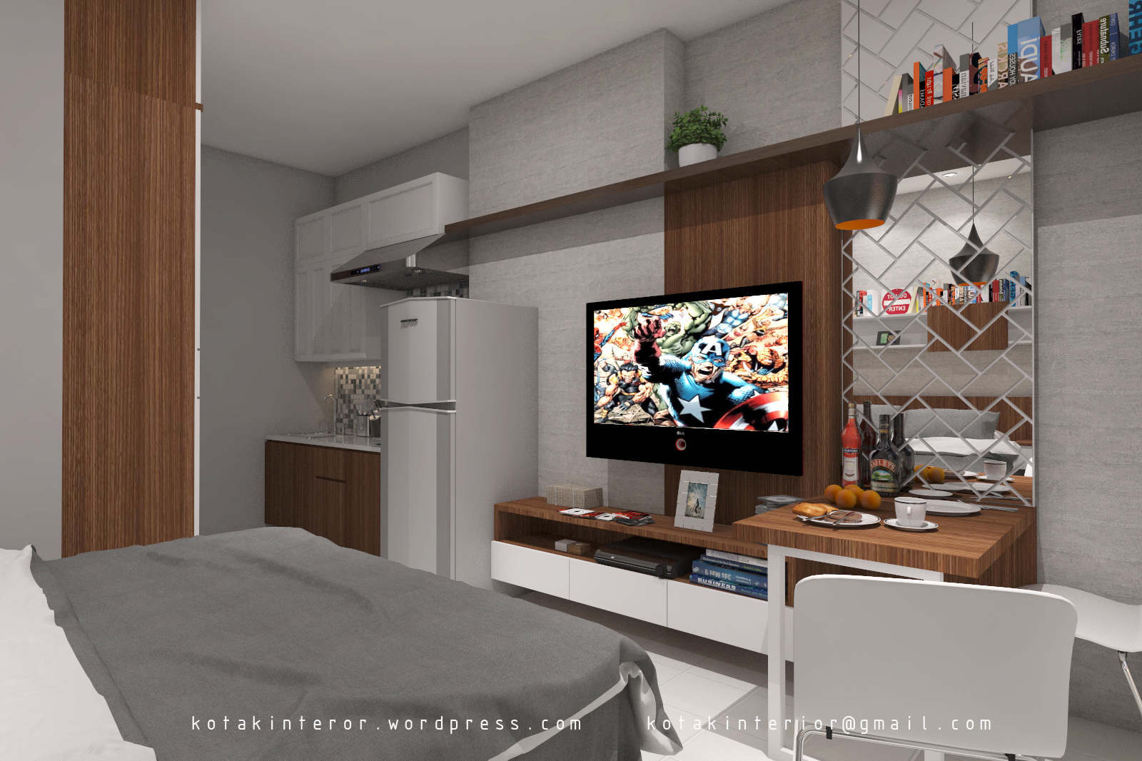 99 Design Interior Apartemen Type Studio Jasa Desain